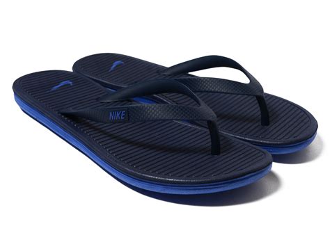 Nike Rubber Solarsoft Ii Flip Flops in Blue for Men - Lyst