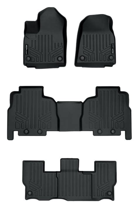 A0573/B0577/C0577 Maxliner Smartliner 1st, 2nd & 3rd Row Floor Liners - Fits 2022-2024 Jeep Wagoneer