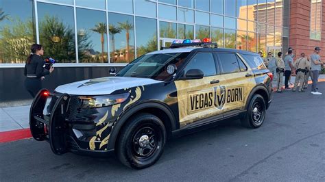 Las Vegas police unveil Golden Knights-branded LVMPD vehicle