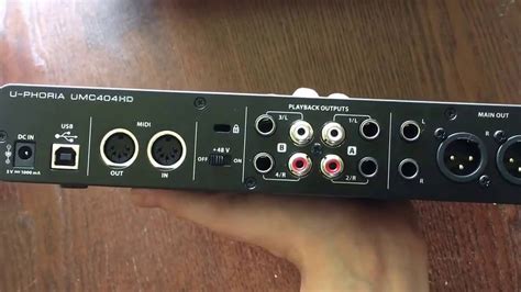 [unboxing] Behringer U-PHORIA UMC404HD - YouTube