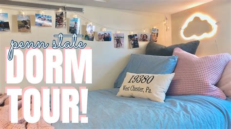 FRESHMAN DORM TOUR | Penn State Renovated Dorms - YouTube