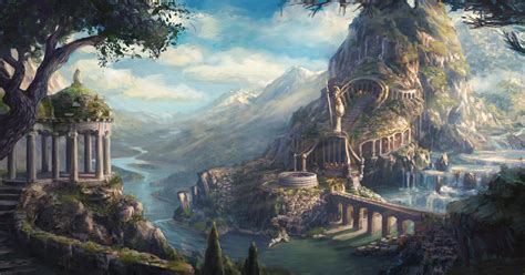 Mount Olympus by Tiana Maros : r/ImaginaryLandscapes