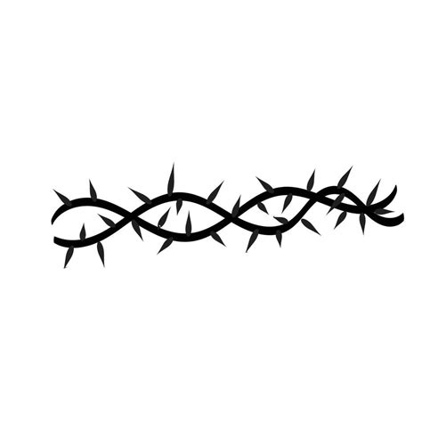 Christian Tattoo design with a Crown of Thorns 11998331 Vector Art at ...