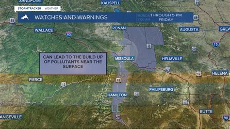 Weather Forecast: Valley inversions set up this week