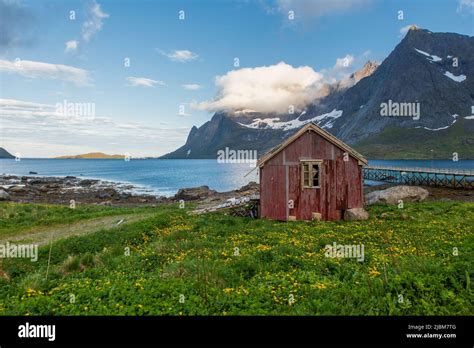 View of Moskenesoya Island in north Norway Stock Photo - Alamy