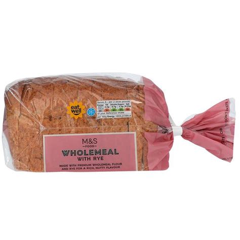 M&S Wholemeal Rye Sliced Bread Loaf | Ocado