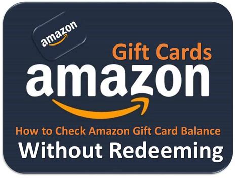 How to Check Amazon Gift Card Balance Without Redeeming - Trick Slash