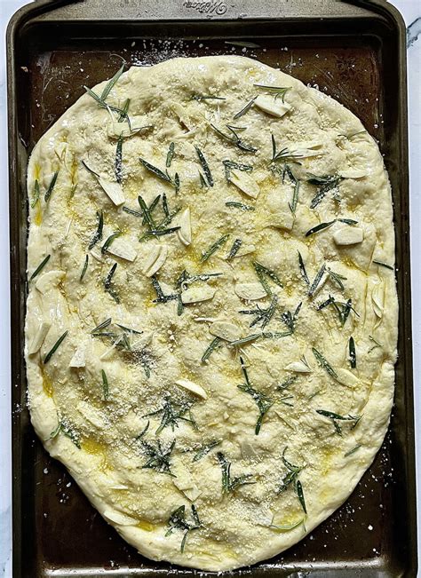 Bread Machine Focaccia Recipe - Rosemary Garlic Focaccia