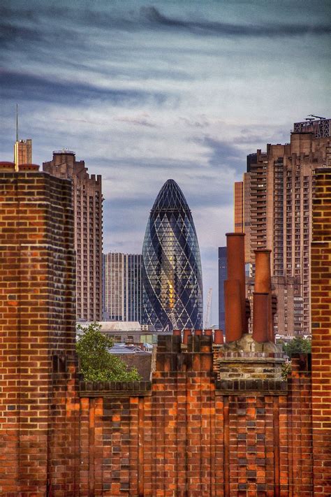 The London Gherkin & The Chimney Pots ...great name for a band | London england, London dreams ...