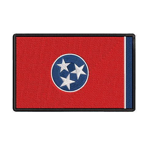 Tennessee Flag Embroidered Iron-on Patch - Walmart.com
