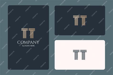 Premium Vector | Tt logo design template