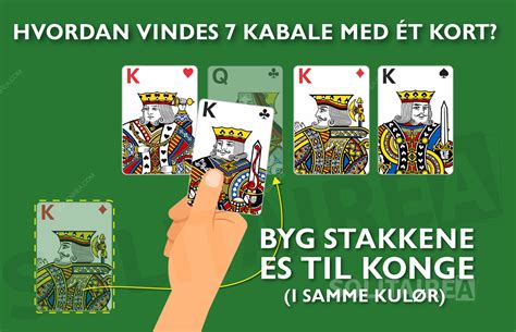 Spil 7-Kabale med kun 1 kort af gangen og tag en afslappende pause