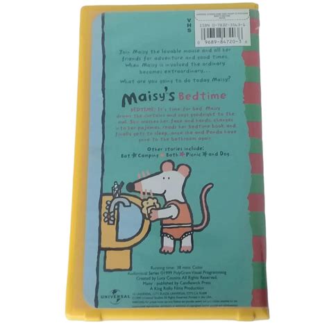 Maisy's Bedtime VHS 1999 Universal Studios Clamshell 96898472036 | eBay