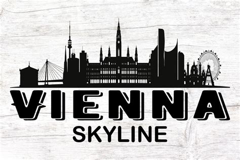 Vienna Skyline Silhouette Graphic by Mash Studio · Creative Fabrica