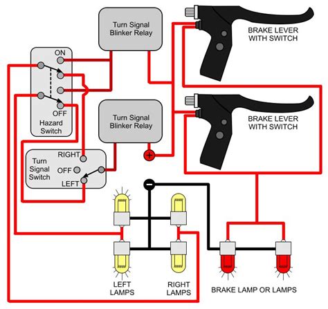 Installing Turn Signals | Motorcycle wiring, Electric motor for car, Electrical circuit diagram