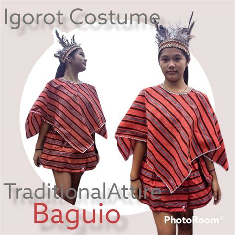 IGOROT COSTUME SET// BAGUIO IGOROT COSTUME// TRADITIONAL ATTIRE | Lazada PH