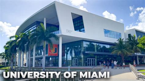 Walking University of Miami Campus in July 2022 - YouTube