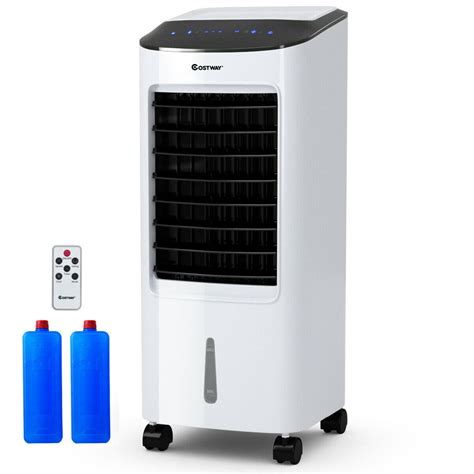 Costway Evaporative Portable Air Cooler Fan & Humidifier with Filter ...