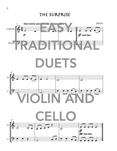 Easy Traditional Duets for Violin and Cello – Wild Music Publications