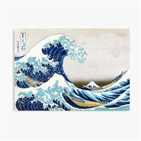 The Great Wave Of Kanagawa – Poster - Canvas Print - Wooden Hanging Scroll Frame - Decor Your Home