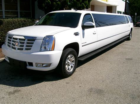 Los Angeles Limo Service | White Escalade Limousine Rental