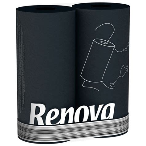 Black Kitchen Roll - Renova Paper Towel black | Kitchen roll, Paper towel, Kitchen paper towel