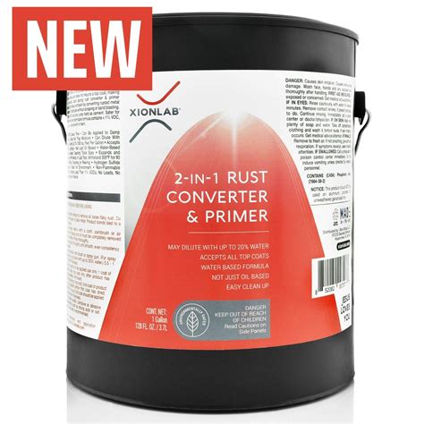 Buy Xion Lab 2-in-1 Rust Converter & Metal Primer - Concentrate Covers Up to 4X More ...