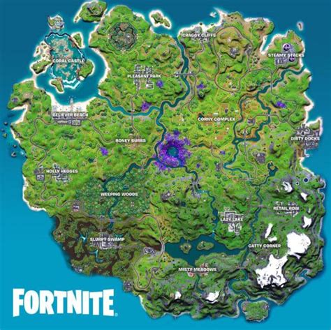 New Fortnite Season 7 Map Leaked (Chapter 2) - Fortnite Insider