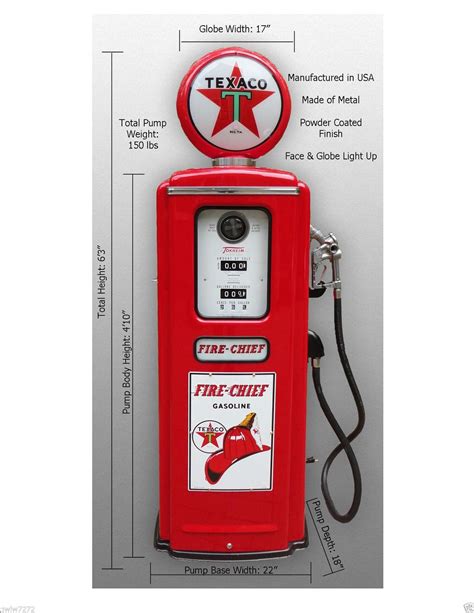 KOOLEST GAS PUMP - TEXACO SKY CHIEF MODEL 39 TOKHEIM FULL SIZE GAS PUMP-VINTAGE RE-CREATION