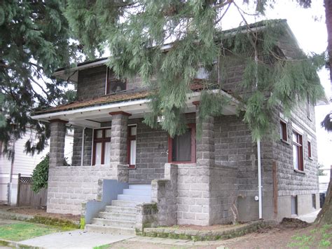 Ornamental Concrete Block House - Court Street-Chemeketa Street ...