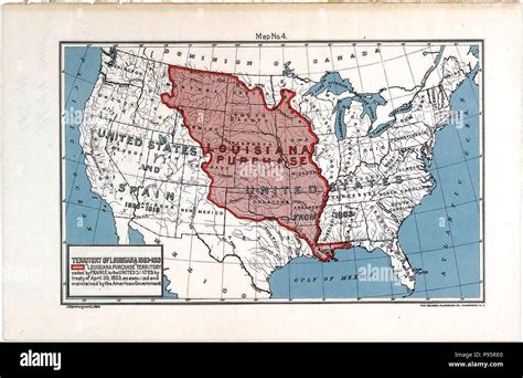 Louisiana purchase map hi-res stock photography and images - Alamy