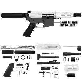 AR15 Micro Pistol Build Kit 556 NATO - White