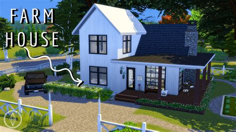 FARM HOUSE Sims 4 Speed Build - YouTube