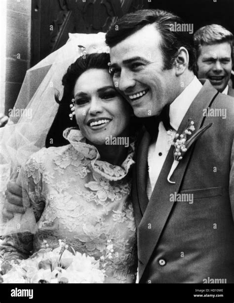 Wedding of James Drury (right) and his third wife, Phyllis Mitchell, April 27, 1968 (in ...