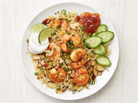 Cauliflower Fried Rice with Curried Shrimp Recipe | Food Network Kitchen | Food Network