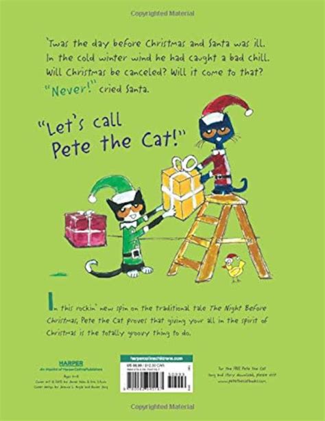 PETE The CAT Saves CHRISTMAS by James Dean Hardcover | Etsy