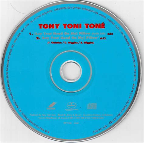 Tony Toni Tone' – (Lay Your Head On My) Pillow (1993, CD) - Discogs