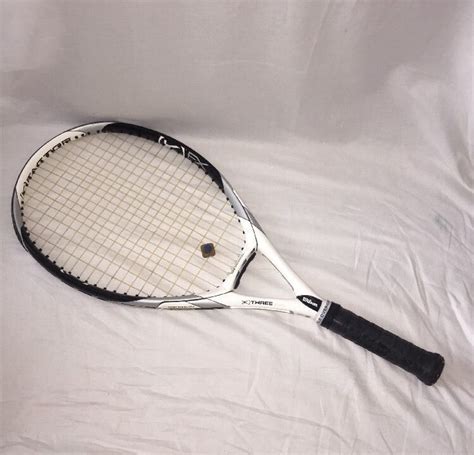 WILSON K FACTOR K THREE 3 FX Tennis Racquet Oversized 4 3/8" Grip Arophite Black | Tennis ...