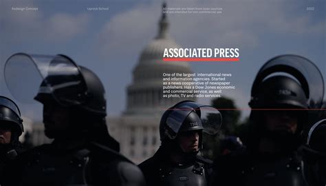 Associated Press — News website redesign on Behance