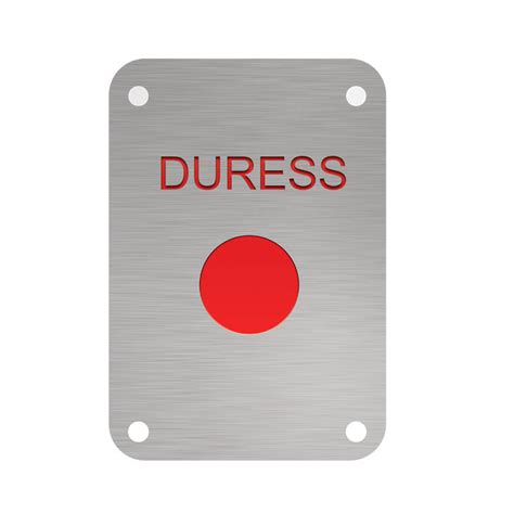 Duress Button – Stainless Steel – KTR