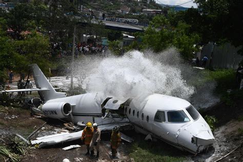 Honduras plane crash: Passengers and crew pulled out alive after private jet breaks in half ...