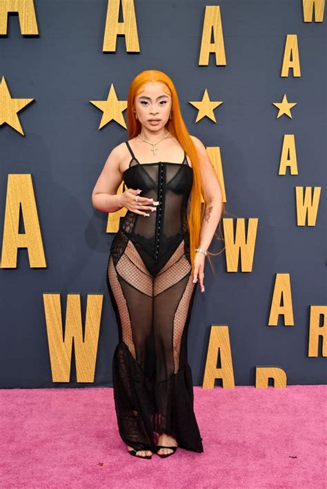 Ice Spice at the 2023 BET Awards | Naked Dress Trend at the 2023 BET Awards | POPSUGAR Fashion ...