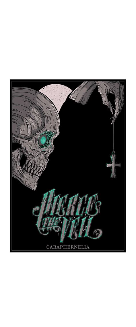 Pierce the veil - Skull - Poster - CARAPHERNELIA on Behance