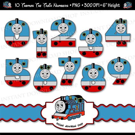 Thomas Train Birthday Clip Art | Thomas train birthday, Thomas the ...