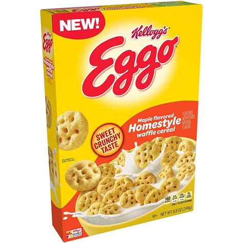 Kellogg’s Eggo Maple Flavoured Homestyle Waffle Cereal 249g – www.foodedge.com