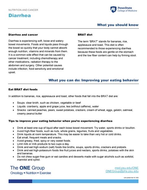 Diarrhea - Penn State College of Medicine Research