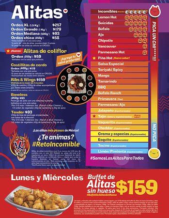 Arriba 30+ imagen vancouver alitas menu - Abzlocal.mx