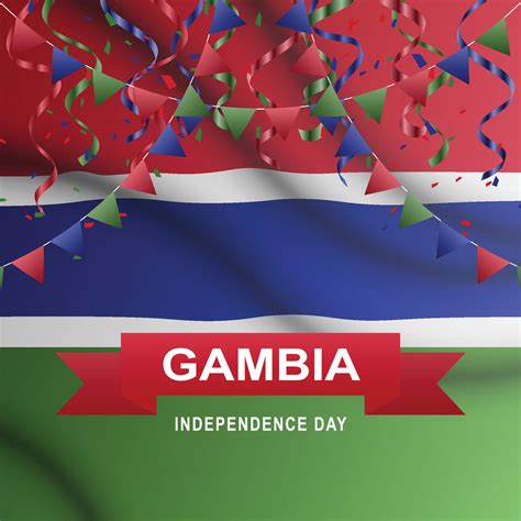 Gambia Independence Day background. 37140555 Vector Art at Vecteezy