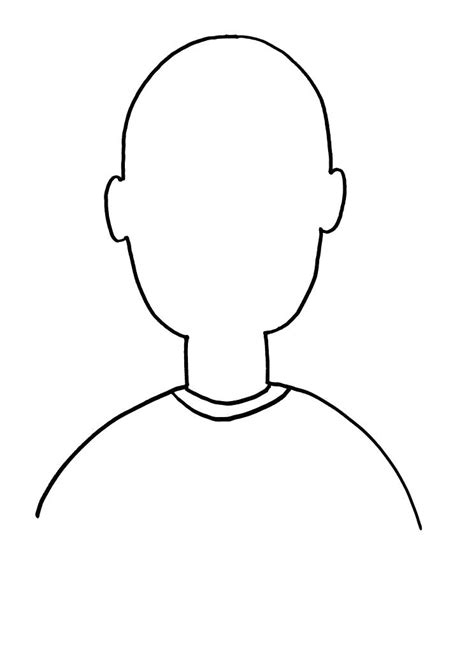 Blank Face Drawing at GetDrawings | Free download