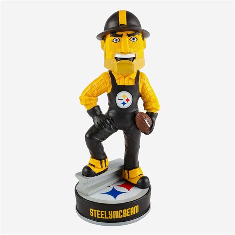 Steely McBeam Pittsburgh Steelers Mascot Figurine | Crawford's Gift Shop